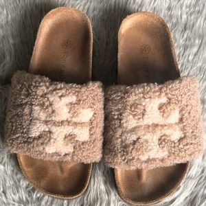 Tory Burch Sherpa Slides